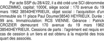 Contenu publication