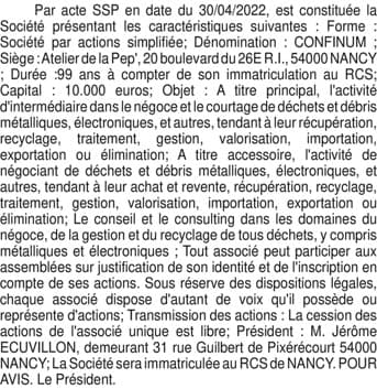 Contenu publication