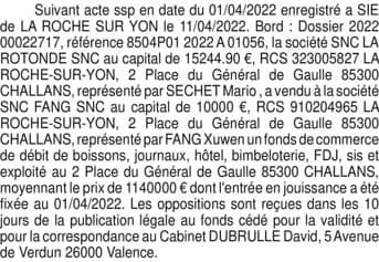 Contenu publication