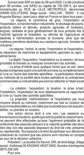 Contenu publication