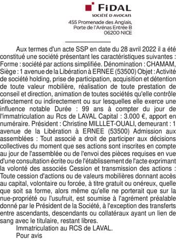 Contenu publication