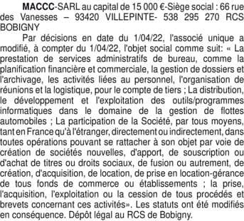 Contenu publication
