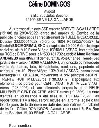 Contenu publication