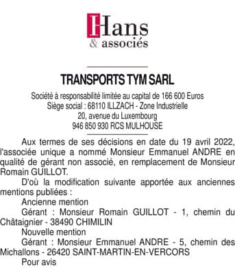 Contenu publication