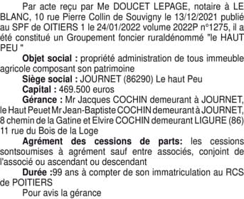 Contenu publication