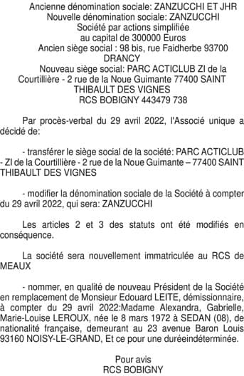 Contenu publication