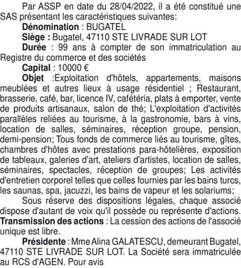 Contenu publication