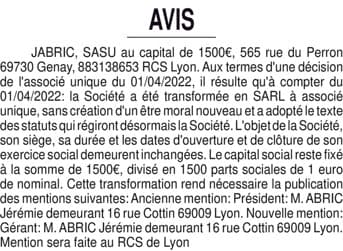 Contenu publication