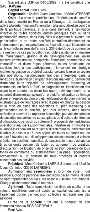 Contenu publication