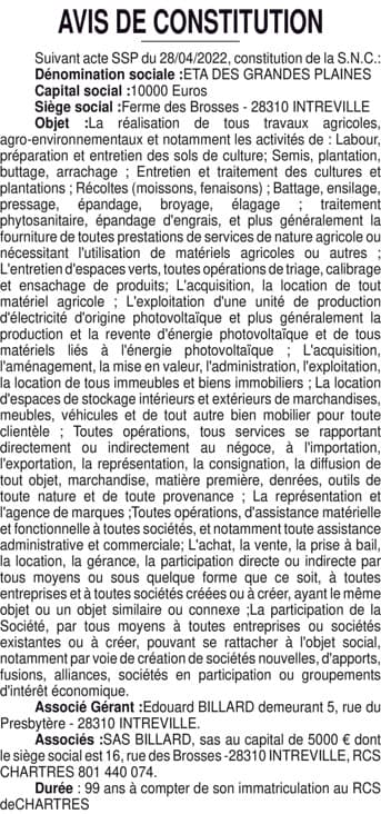 Contenu publication
