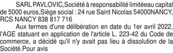 Contenu publication