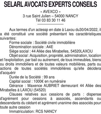 Contenu publication
