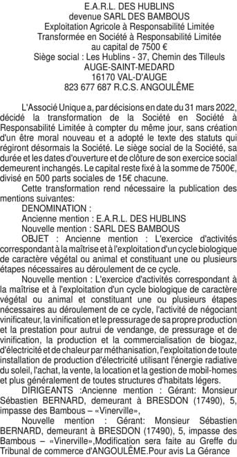 Contenu publication