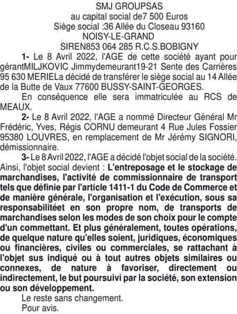Contenu publication