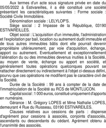 Contenu publication