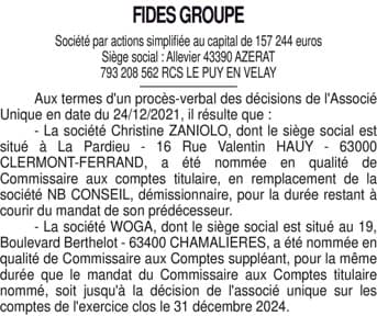Contenu publication