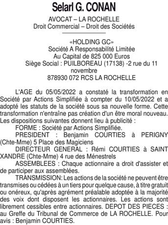 Contenu publication