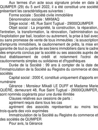 Contenu publication