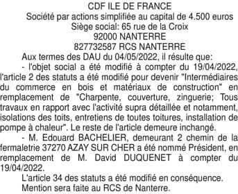 Contenu publication