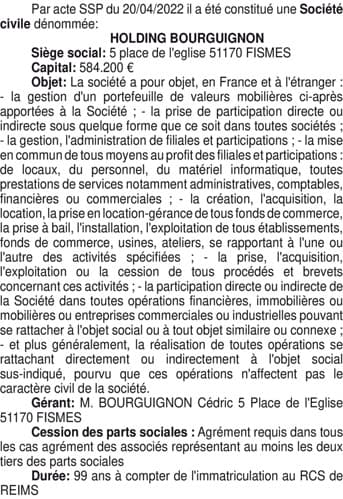 Contenu publication