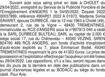 Contenu publication