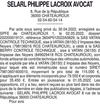 Contenu publication