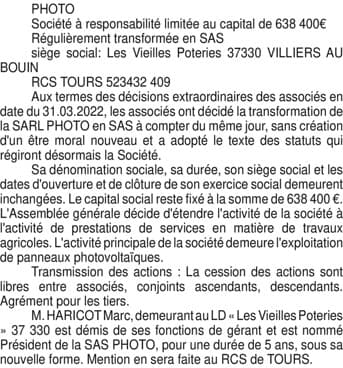 Contenu publication