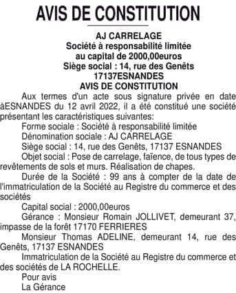 Contenu publication