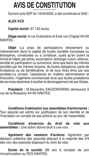 Contenu publication