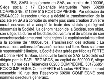 Contenu publication