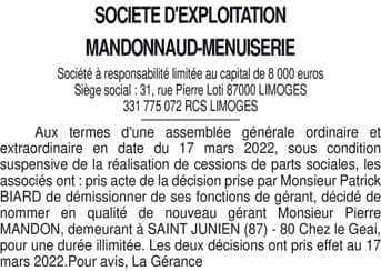 Contenu publication