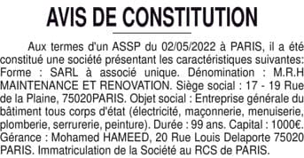 Contenu publication
