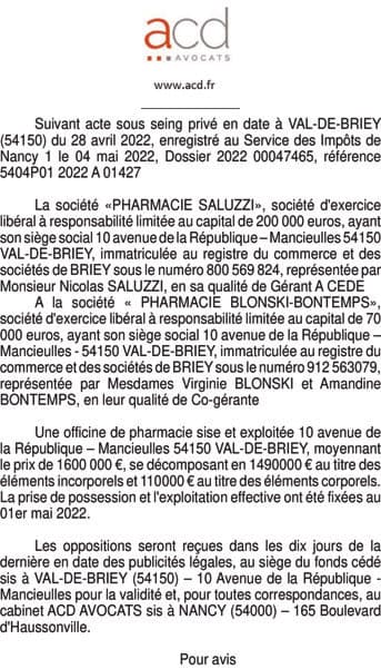 Contenu publication