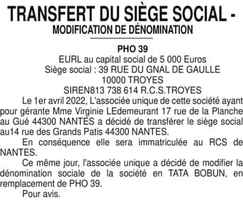 Contenu publication