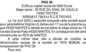 Contenu publication