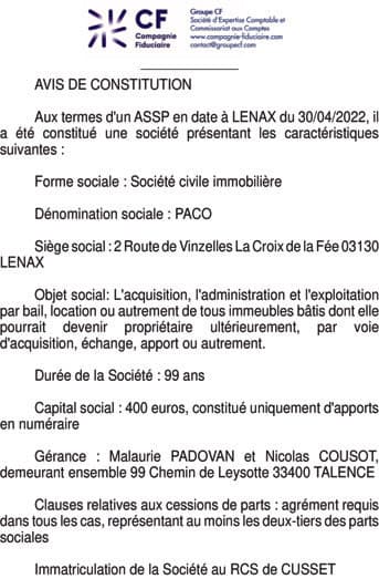 Contenu publication