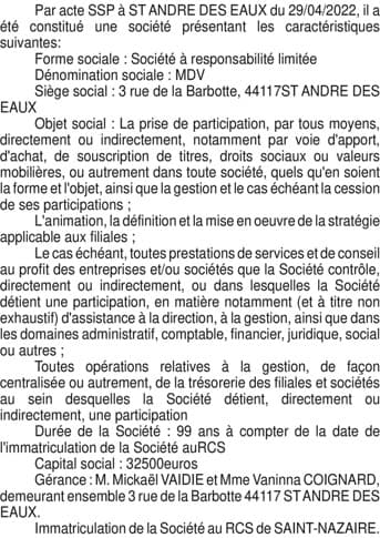 Contenu publication