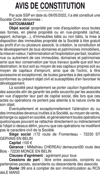 Contenu publication