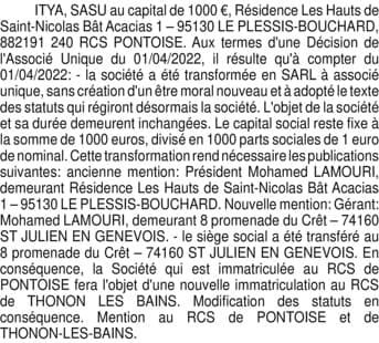 Contenu publication