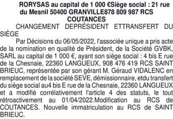 Contenu publication