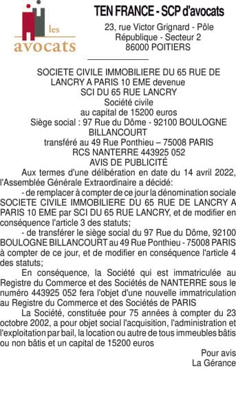 Contenu publication