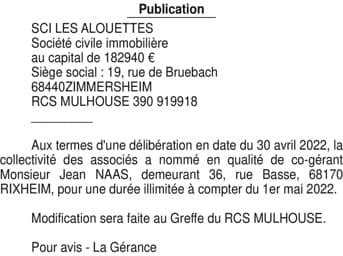 Contenu publication