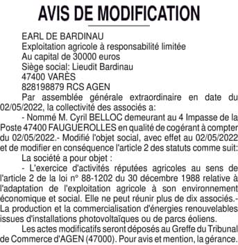Contenu publication