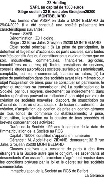 Contenu publication