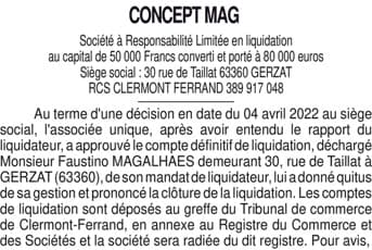 Contenu publication
