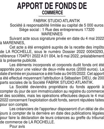 Contenu publication