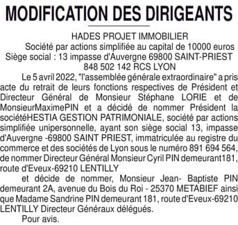 Contenu publication