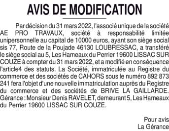 Contenu publication