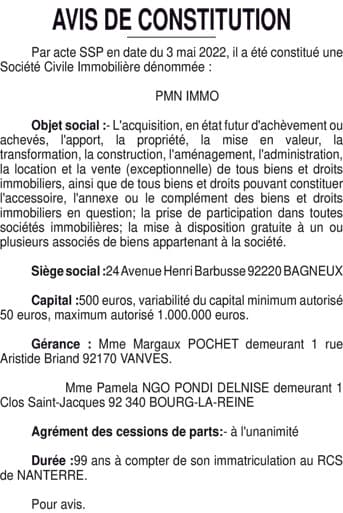 Contenu publication