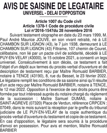 Contenu publication